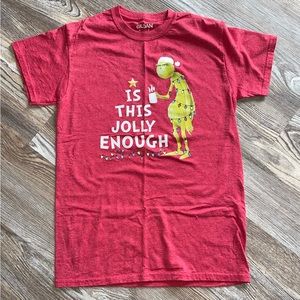 Gildan Is this Jolly Enough Grinch Tshirt S
